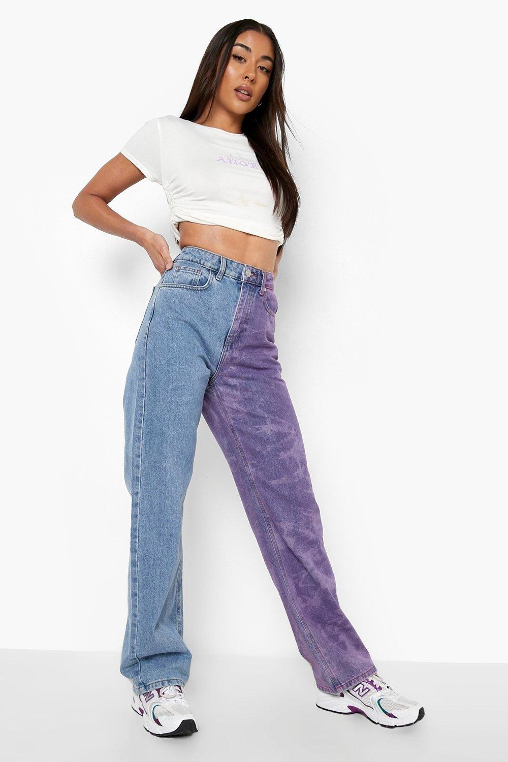 Tie dye best sale jeans pink